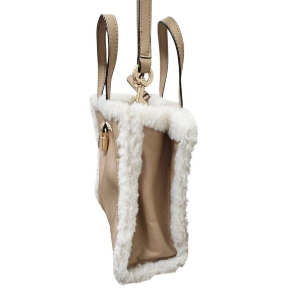 Marc Jacobs Mini Grind Faux Fur Trim Top Handle Bag MSRP$425 - Picture 9 of 16